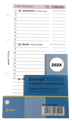 Immagine prodotto di bind B260224 bind Kalendereinlage 2024 A6
