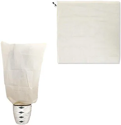 Image de Housse de protection hivernale Unyqoos® de 300 x 300 cm, housse respirante en polypropylène pour plantes avec fermeture éclair et cordon de serrage – Protection contre le gel, le vent et les animaux