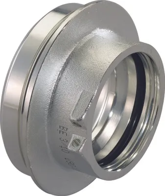 Produktbild von Uponor 1029146, Endzufuhr-Reduzierer, Edelstahl, 1 Stück(e)