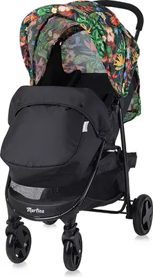 Produktbild von Lorelli sportovní kočárek MARTINA + Nánožník, TROPICAL FLOWERS