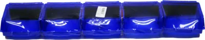 Produktbild von Stapelbox Gr. 0 mit Schiene 5er blau