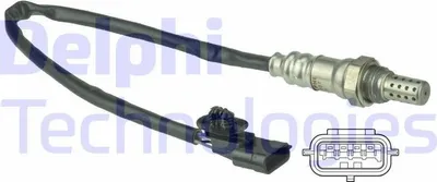 Produktbild von DELPHI Lambdasonde für RENAULT Clio III Schrägheck (BR0/1, CR0/1) Beheizt 405mm ES20507-12B1