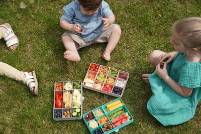 Produktbild von Melii Snackle Box 1368 ml grau