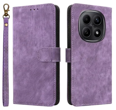 Produktbild von Xiaomi Redmi Note 15 / Poco M8 Hülle - Coverup Klapphülle mit Schlüsselband - Violett