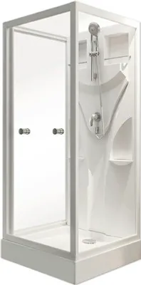 Produktbild von Komplettdusche SCHULTE Juist 80 x 80 x 190 cm alpinweiß