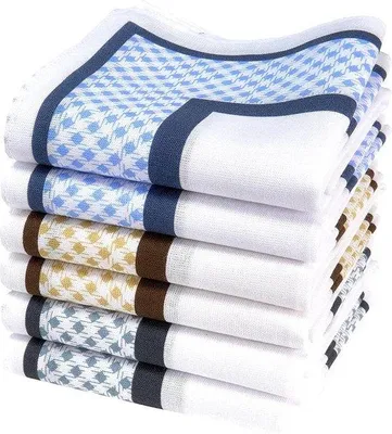 Produktbild von Famanu Taschentücher aus 100% Baumwolle - 6 originale Designs