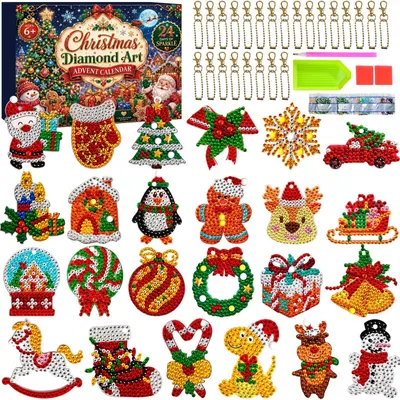 Produktbild von Adventskalender mit Diamantmalerei