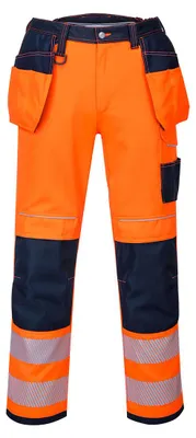 Zdjęcie produktu dla Spodnie ostrzegawcze PW3 z kaburami Portwest T501ONS 42