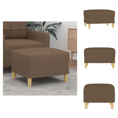 Immagine prodotto di vidaXL Sgabello marrone 60x50x41 cm in tessuto - Sgabello imbottito