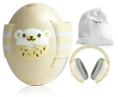 Immagine prodotto di Cuffie protettive 2-in-1 per bambini, con protezione acustica