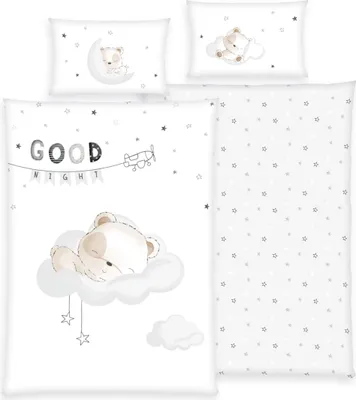 Produktbild von Sleeping little bear Flanell-Bettwäsche