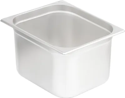 Produktbild von Mahlzeit GN Behälter 2/3, Höhe 200 mm, Edelstahl Gastronomiebehälter, Geeignet für Chafing Dishes