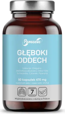 Obrázok produktu pre Panaseus doplnky stravy głęboki oddech (50 kaps.), 4712