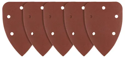 Image de Feuilles abrasives auto-agrippantes 98 x 140 mm, grain P40, 5 pièces