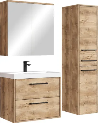 Immagine prodotto di Set mobili da bagno Florence 60 cm – Castagno Quercia – con lavabo