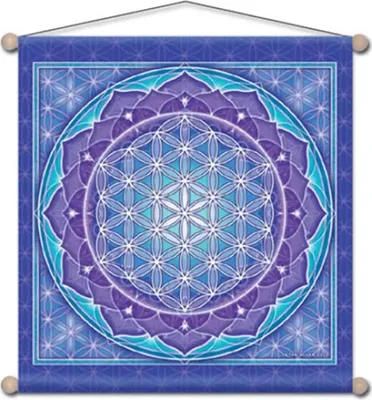 Produktbild von Wandschmuck für Meditation Blume des Lebens  -- 38x38 cm