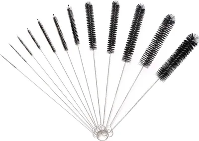 Produktbild von Reinigungsbürste, kleine & schlanke Milchrohrbürste, Strohbürste, Kühlschrankreiniger, Flaschenbürste