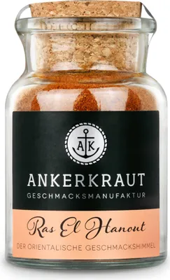 Produktbild von Ras el Hanout, 65g im Korkenglas