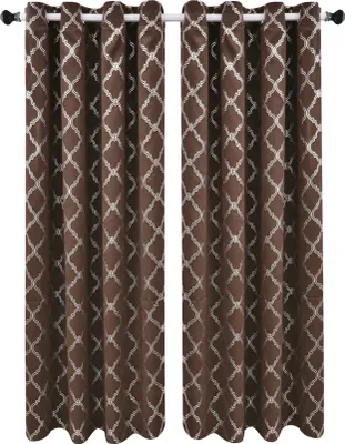 Produktbild von Topchances 2er-Set Vorhang 132x240cm Blickdicht Gardinen Schlafzimmer Ösen Thermo Vorhänge Balkonsichtschutz Sonnenschutz,Dunkelbraun