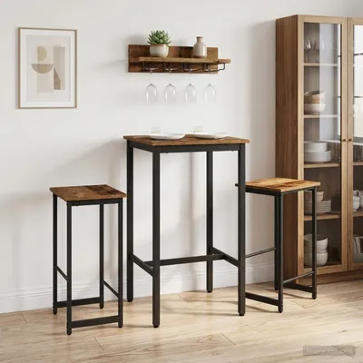 Immagine prodotto di Maison Exclusive - Set di 2 sgabelli da bar, legno di recupero, 40 x 32 x 74 cm, materiale in legno