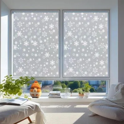 Immagine prodotto di Pellicola parasole resistente al vetro e ai raggi UV - Pellicola antistatica per garantire la privacy - 105 x 340 cm - Bianca