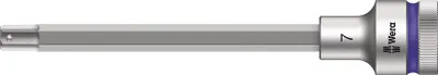 Produktbild von Wera - 8740 C HF Zyklop Bit-Nuss mit 1/2"-Antrieb mit Haltefunktion , 7.0 x 140 mm; 5003843001