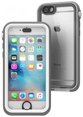 Obrázok produktu pre Catalyst vodotesné púzdro, bielo-sivé - iPhone 6/6s