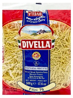 Image de Pâtes Filini n°79, 500 g, marque Divella