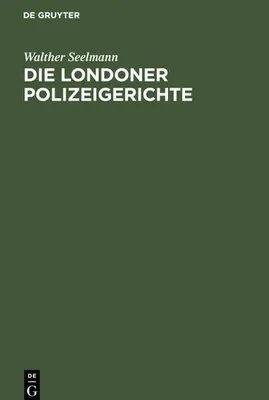 Produktbild von Die Londoner Polizeigerichte