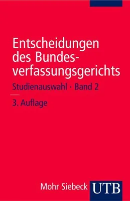 Produktbild von Entsch. Bundesverfassungsgericht 2