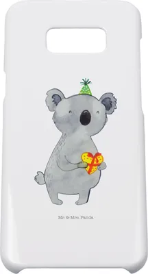 Produktbild von Mr. & Mrs. Panda Samsung Galaxy S8 plus Handyhülle  Koala Geschenk - Weiß - Handy Case, Hülle, Party, Cover, Geburtstag
