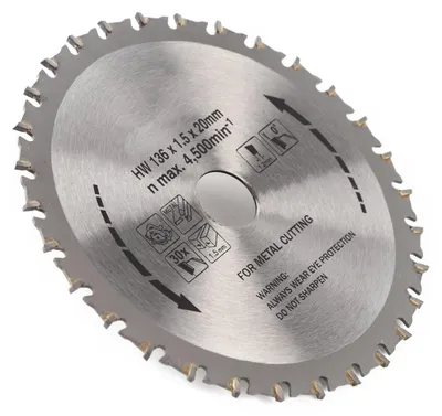 Produktbild von Sägeblatt 136 x 1,5 x 20 mm – Kreissägeblatt mit 30 Zähnen