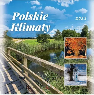 Imagen del producto de Calendario mural de varios paneles, clima de Polonia, año 2025. Formato mensual, 33x33 cm