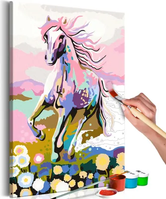 Immagine prodotto di Pittura con i numeri 40x50 cm set pittura murale per adulti con pennelli pagine da colorare regalo decorazione bambini dipinti a mano kit fai da te