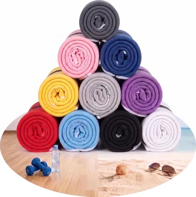 Immagine prodotto di Asciugamano in microfibra, per sport, 180 x 110 cm, grigio scuro, ad asciugatura rapida
