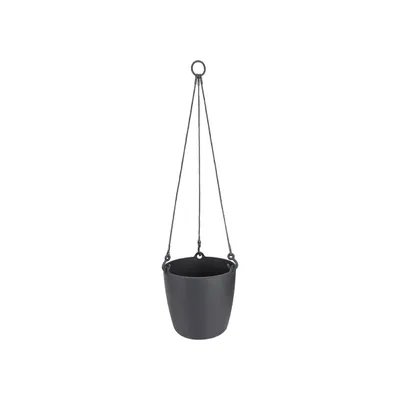 Produktbild von elho brussels hanging basket 18cm, Korb-Pflanzer, Hängend, Polypropylen (PP), Anthrazit, Rund, Drinnen