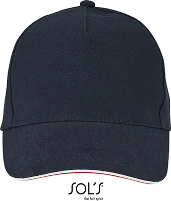 Image de SOLS Uni Contrast Three-Colour Cap Longchamp