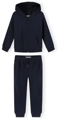 Minoti Jogginganzug Navy für Jungen, Vorderansicht