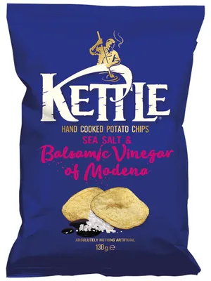 Produktbild von Kettle Chips Sea Salt & Balsamic Vinegar of Modena 130g