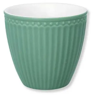 Produktbild von Greengate Alice Mini Latte Cup dusty green 0,1l