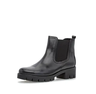 Produktbild von Gabor Shoes Chelsea Boot - Schwarz Glattleder Größe: 41.5 Normal