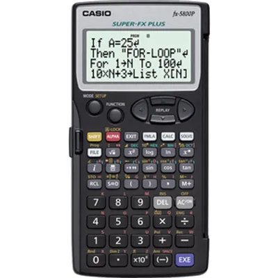 Produktbild von CASIO FX 5800P programmierbarer wissenschaftlicher Taschenrechner Speichert 40 Konstanten leistungsstark