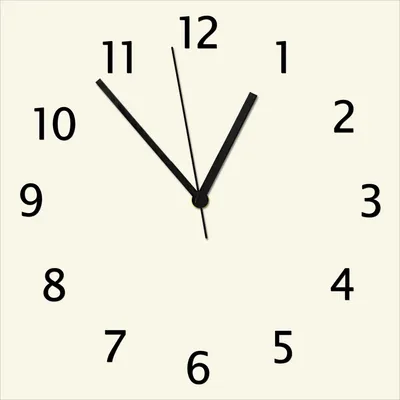Produktbild von Wallario Design Wanduhr Beige aus Echtglas, Größe 30 x 30 cm