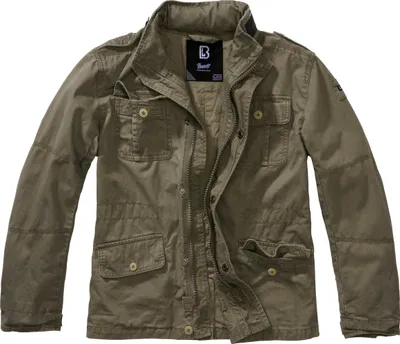 Produktbild von Brandit Kinder Britannia Outdoorjacke Größe 146/152 Farbe Oliv