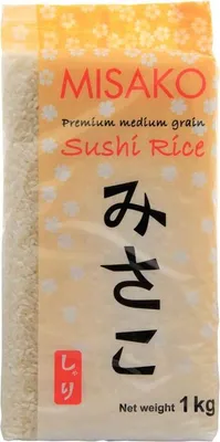 Produktbild von [ 1kg ]  MISAKO Sushi Reis / Mittelkornreis / Sushi Rice / Sushireis