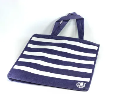 Produktbild von CZ taška nákup. 25l, modrá PRUHY 34x36x22cm, textil