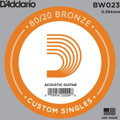 Image de D'Addario BW023 Cordes simples pour guitare