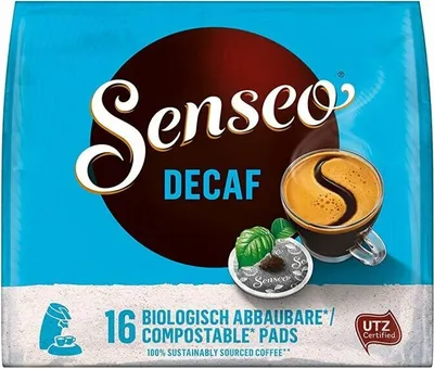 Produktbild von Senseo, Kaffeepads, Entkoffeiniert, 16 er, 111 g, UTZ