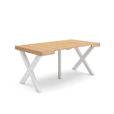 Produktbild von Ausziehbarertisch, 160x90x73cm, Für 8 Gäste, Massivholz Beine, Eiche