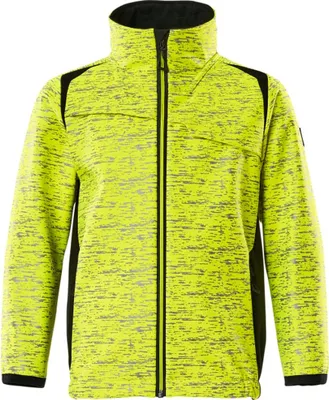 Immagine prodotto di Giacca softshell per bambini Hi-vis giallo/nero, taglia 152 MASCOT 19902-291-1709
